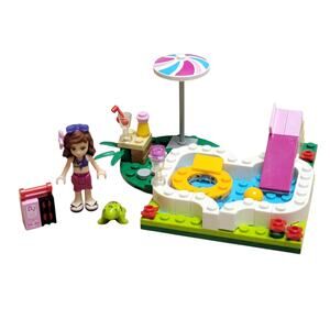 LEGO Olivias Garden Pool‎ 41090 Friends 82 Pc Retired Age 5-12 Turtle Christmas